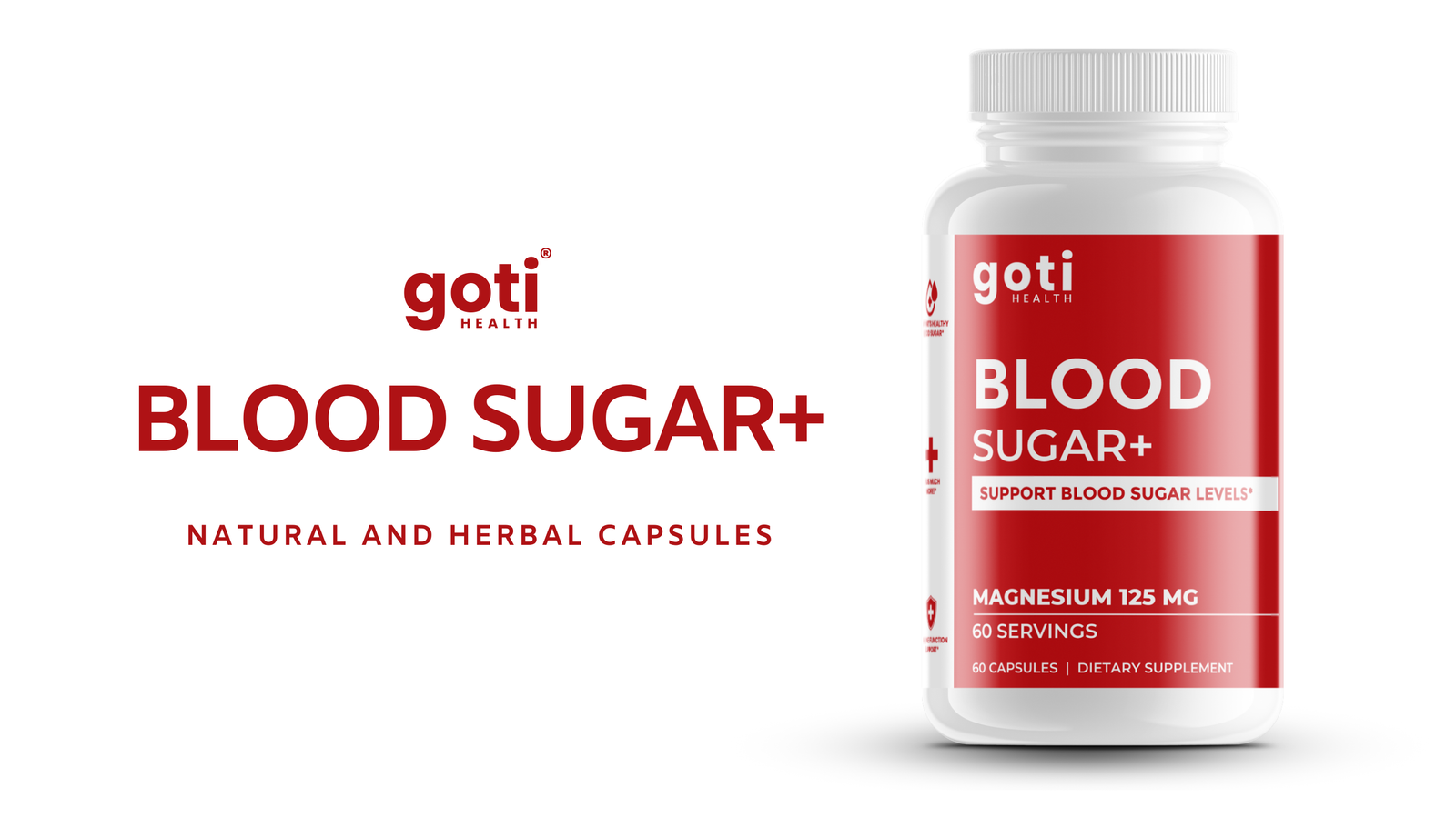 Goti Health Blood Sugar Plus – natural supplement for blood sugar regulation, insulin sensitivity, and metabolic health.