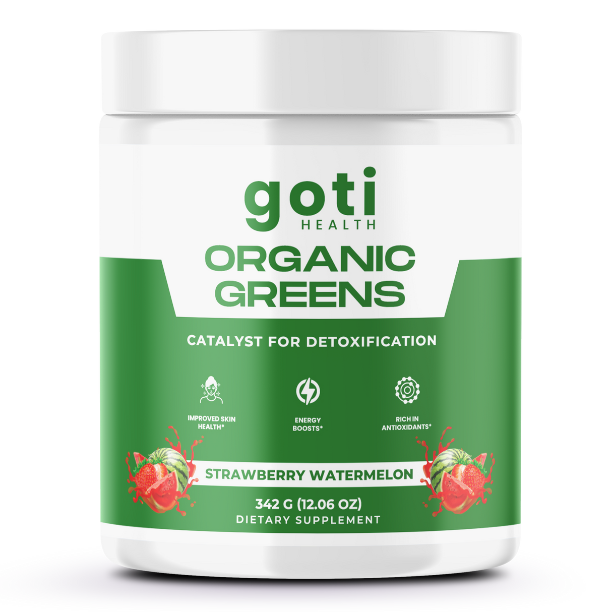 Organic Greens Detox (Strawberry Watermelon)