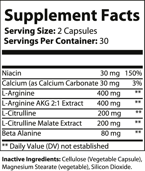 L-Arginine Capsules ingredients