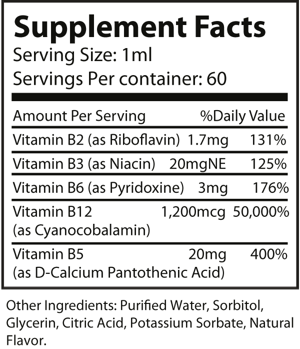 Vitamin B-12 Vitality Drops