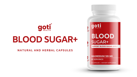 Goti Health Blood Sugar Plus – natural supplement for blood sugar regulation, insulin sensitivity, and metabolic health.