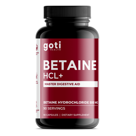 Betaine HCL+ Digestive Support Capsules