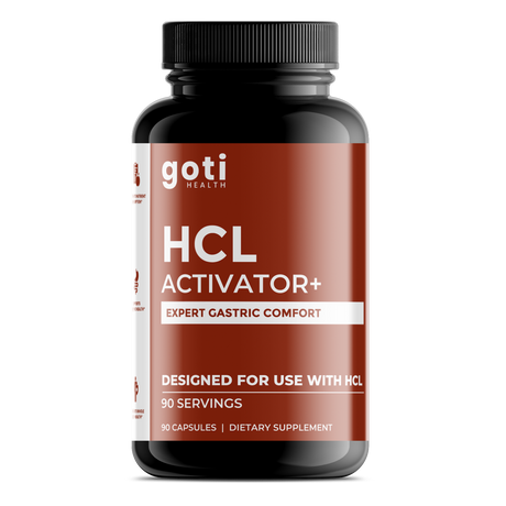 HCL Activator+ Balanced Stomach Acid Levels Capsules