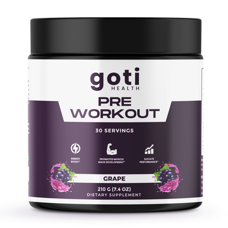 Pre Workout Nitric Shock Powder (Grape)