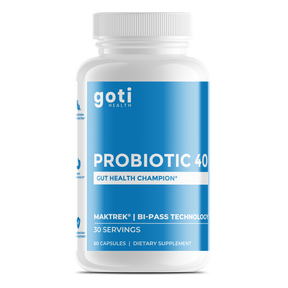 Probiotic 40 Gut Health Capsules with Maktrek
