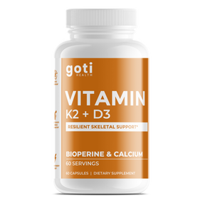 Vitamin K2+ D3 with BioPerine & Calcium Capsules