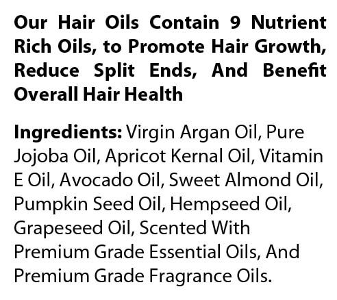 Hair Oil (Eucalyptus Mint) - 1oz ingredients