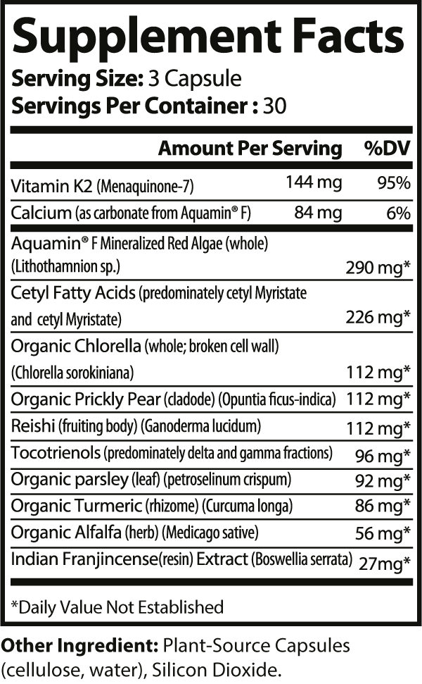 Bone Health+ Plant-Based Minerals Capsules ingredients